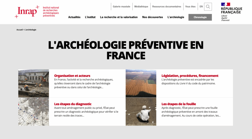 Institut national de recherches archéologiques préventives (Inrap)